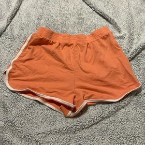 Small orange shorts, SHEIN